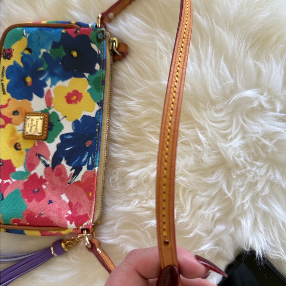 Dooney & Bourke- 🐳 Like New! Small Somerset Watercolors Collection Shoulder Bag - Picture 8 of 12
